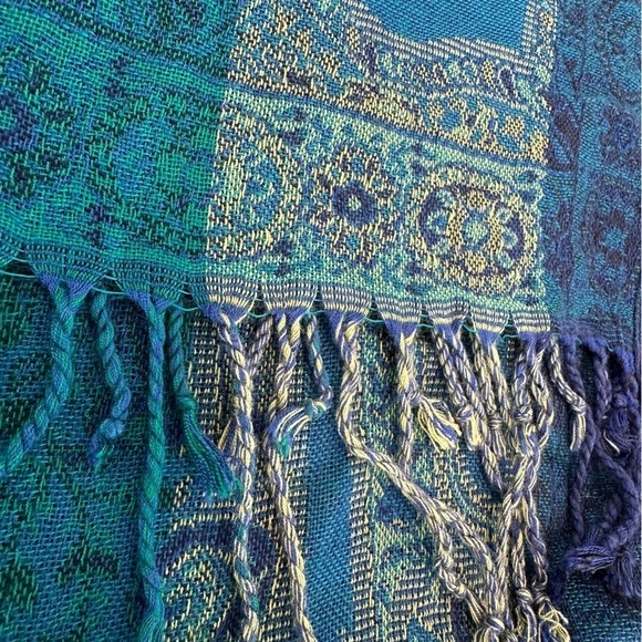 Huge Oversized Summer Scarf Beach Wrap Coverup - Picture 5 of 6